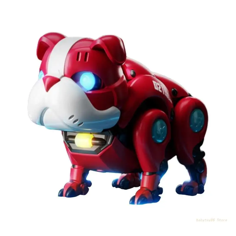 

Y4UD Robot Dog Toy Sound and Light Music Toy Dancing Dog Decorative Toy Gift