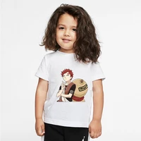 naruto new fashion casual short sleeved boys and girls t shirt printing white childrens t short sleeved childrens clothing