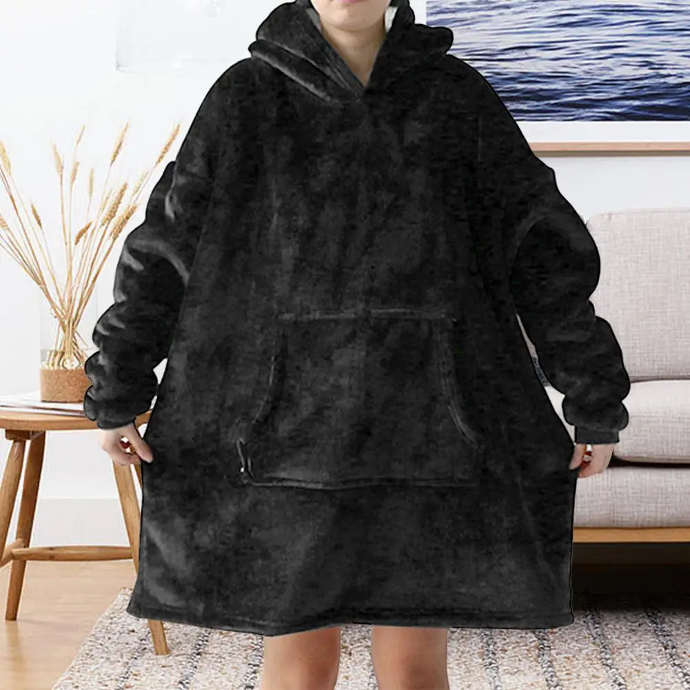 

Женское Флисовое одеяло с капюшоном, с рукавами