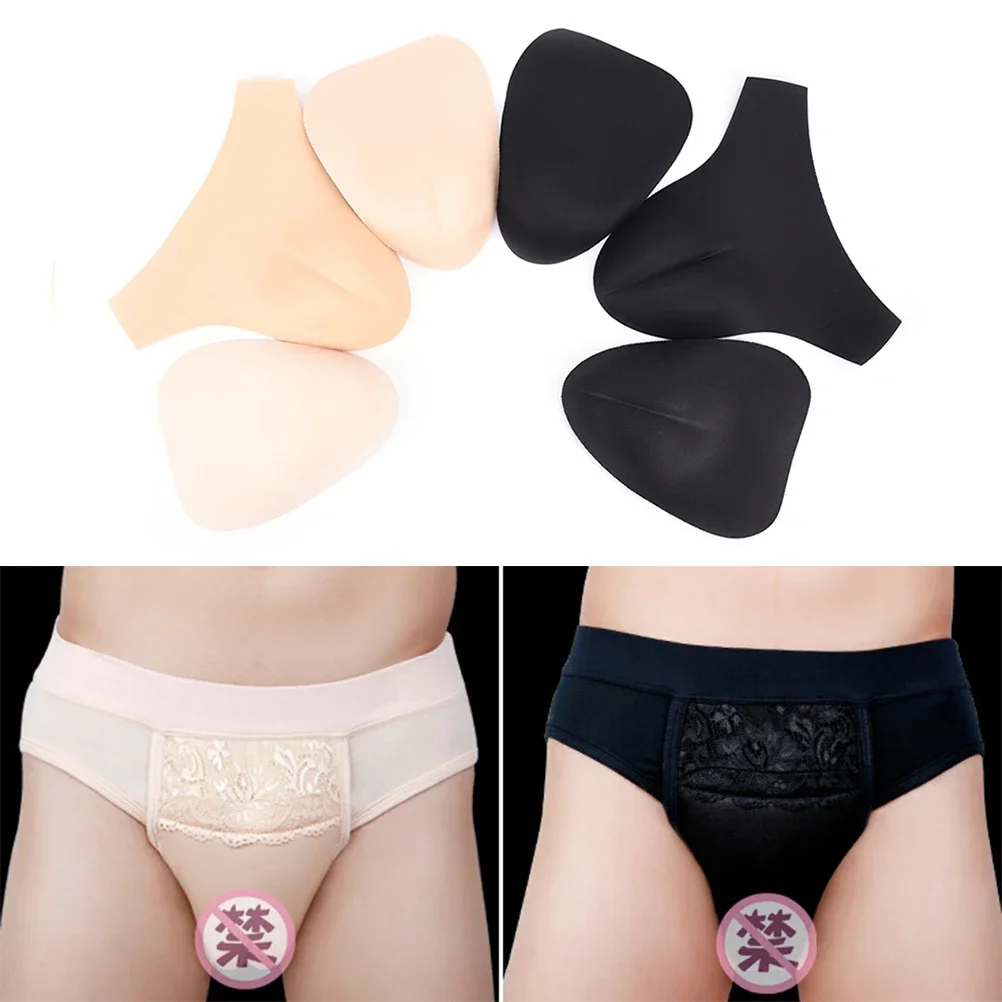 Silicone Camel Toe Panties Fake Vagina Underwear Insert Shemale