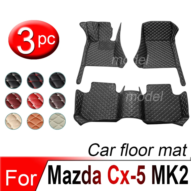 

Коврики LHD для Mazda Cx-5 cx5 2016 2015, автомобильные напольные коврики, аксессуары для интерьера, водонепроницаемые противогрязные Защитные Чехлы, кожаные коврики