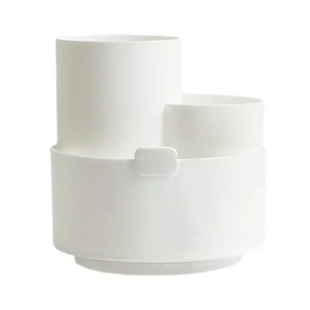 

Pen Holder Great Compartment INS Style 360 Degree Rotatable Divided Brush Storage Cup for Home