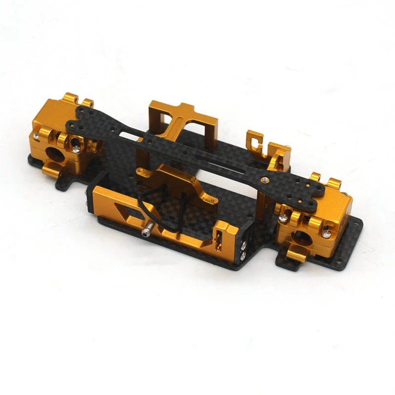 

For Wltoys K989 284131 RC 1/28 Mosquito Car Carbon Fiber Chassis Second Floor Battery Compartment Po Parts