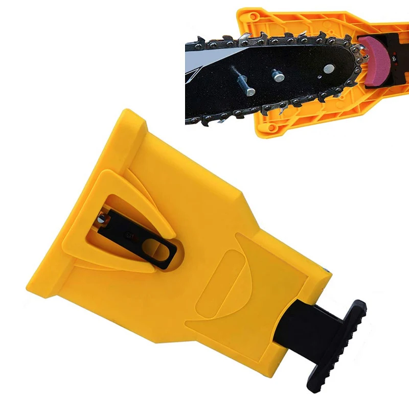 

Newest Chainsaw Teeth Sharpener Chainsaw Chain Sharpener Tools Quick Install Chainsaw/Gasoline Saw For 14-20 Inch Guide Chain