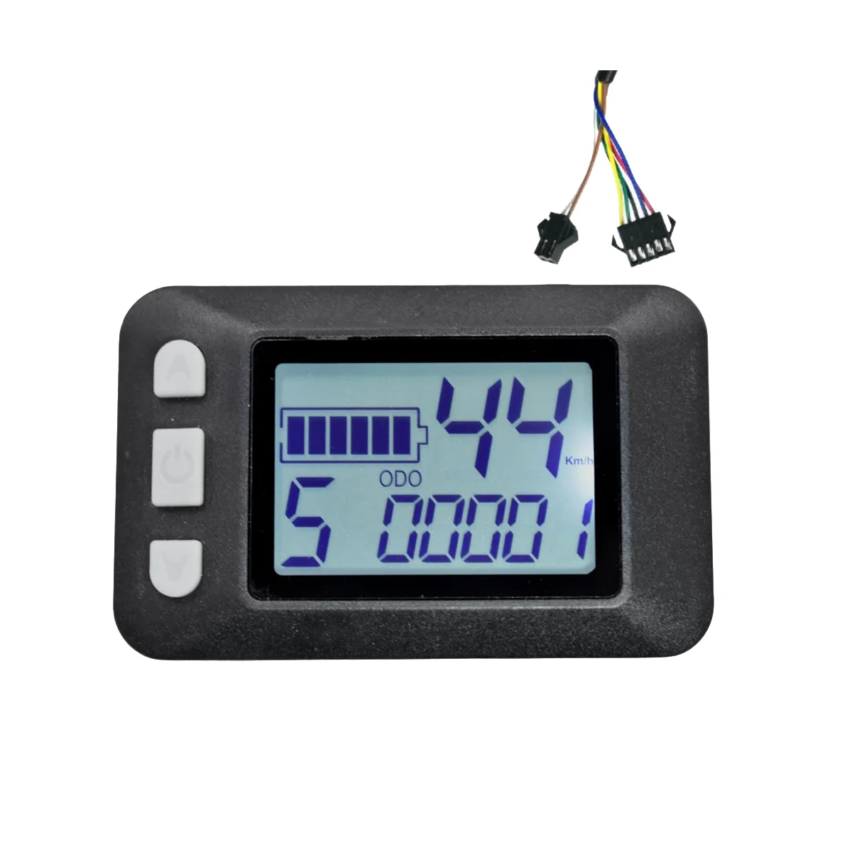 

P9 LCD Display Dashboard Meter LCD Screen 24V 36V 48V 60V Electric Bike Meter for Electric Scooter LCD Display(SM Plug)