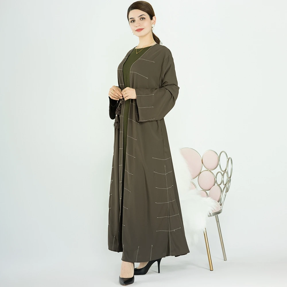 

African Coat Dress For Women Boubou Africain Femme Dashiki Clothes Long Sleeve Ankara Party Dress Muslim Fashion Abaya One Piece