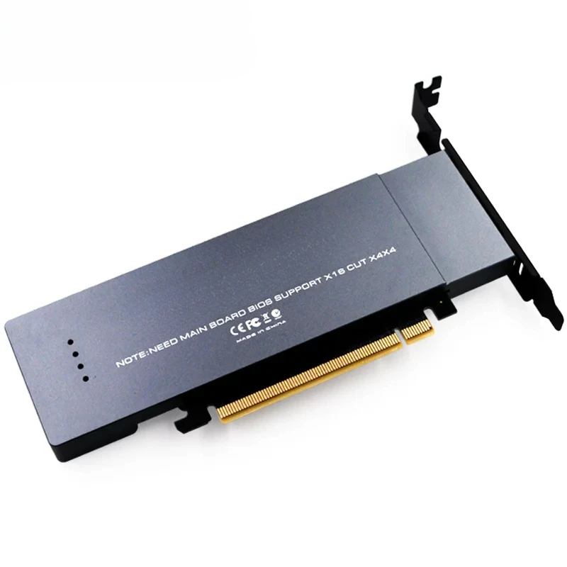 Jiayi Ihyper Pro M2 X16 Nvme 4-дисковая карта Pcie4.0 Gen4.2 разделение