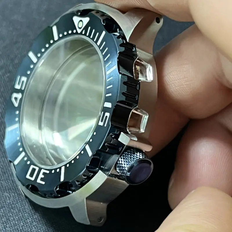 Heimdallr Monster Watch Case Ceramic Bezel Modified From Seiko Homage Fits For NH35 NH36A Automatic Movement Waterproof Watch