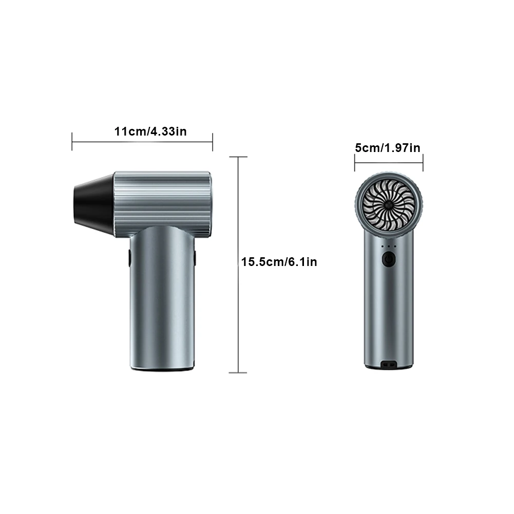 X7 Турбовентилятор Мини-турбореактивный вентилятор Violent Turbofan USB Перезаряжаемый 40