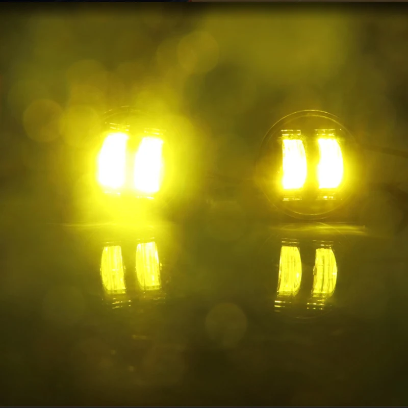 Фото Передняя противотуманная фара автомобиля с желтым светодиодом для toyota Corolla Golden 2007-2009 2011-2013 2014-2016 2017, противотуманные фары в сборе №4