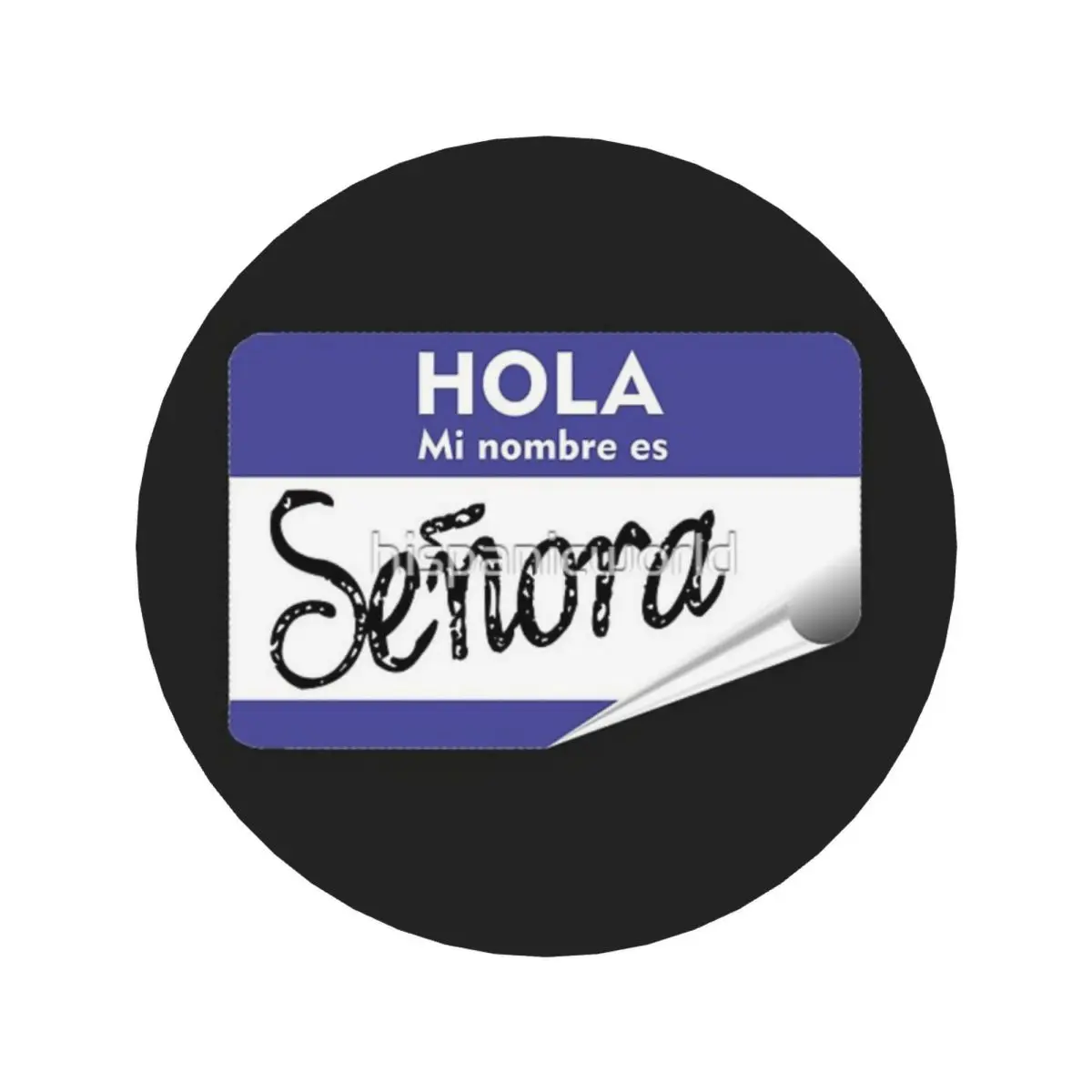 Испанский Hola Mi Nombre Es Senora Hello My Name Is Mrs Or Lady акриловые магниты на холодильник