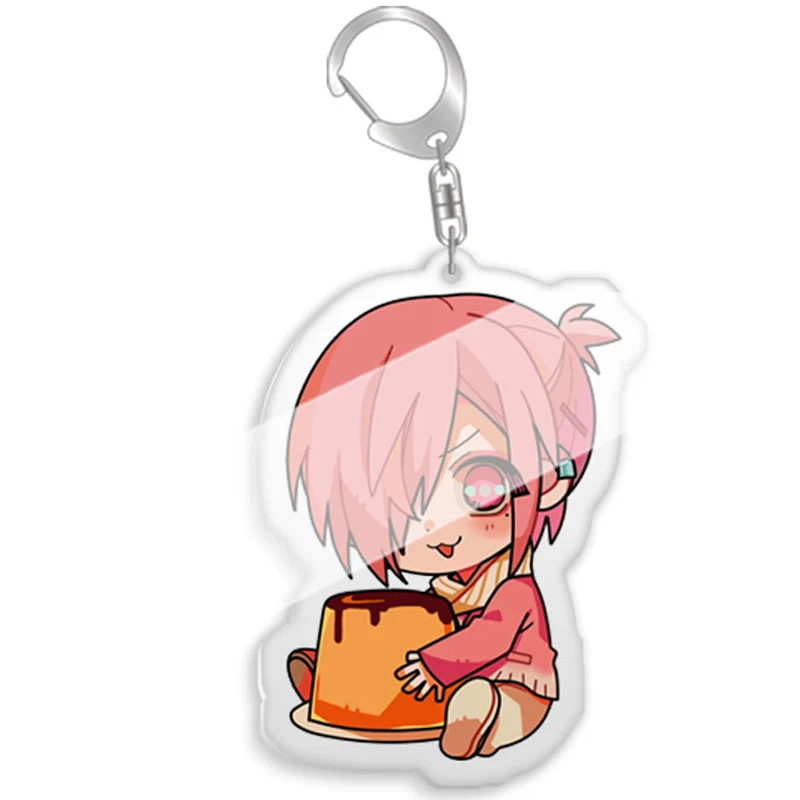 Toilet Bound Hanako Kun Keychain For Car Keys Acrylic Cartoon Keychains Ladies Teens Anime Jewelry Phone Charm Bag Keyring Gifts