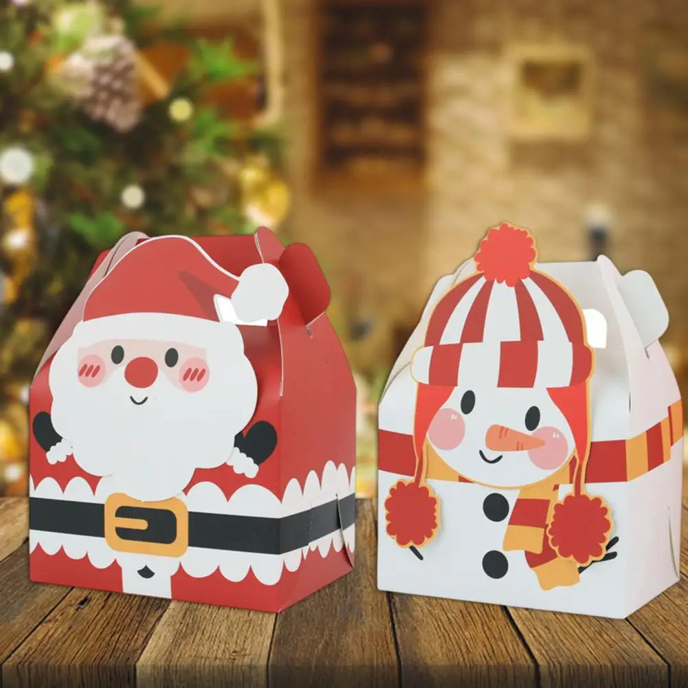 

Packaging Adorable Santa Claus Cookies Candy Packaging Boxes for Party