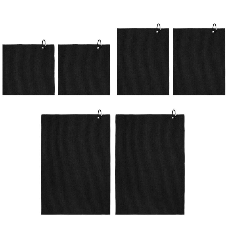 

Golf Towels, Premium Microfiber Fabric Pattern with Heavy Duty Carabiner Clip Golf Cleaning Towel for Golf Bags F2TC