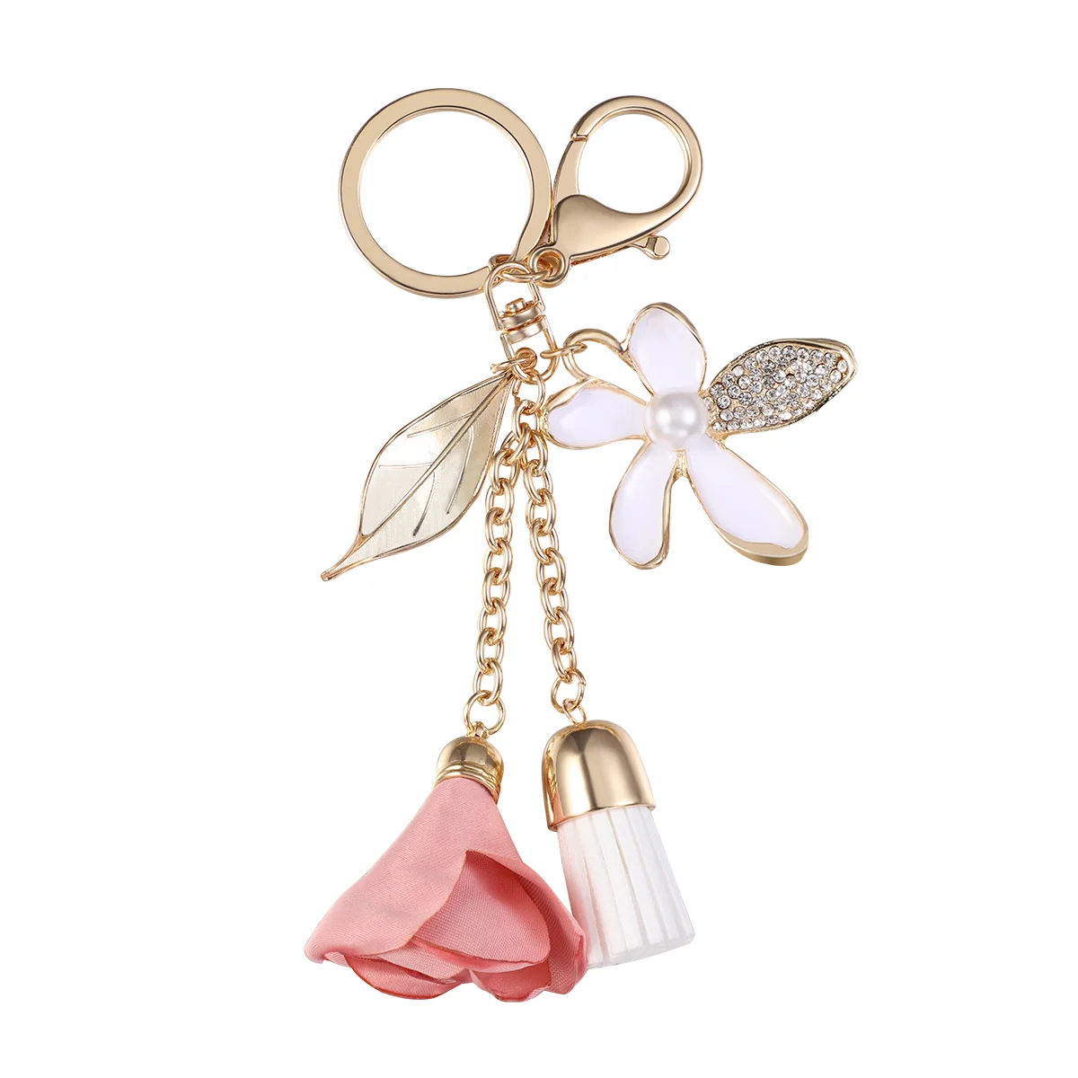 

1 Pc Car Keychain Tassel Key Ring Car Key Holder Bags Pendant for Tote Pouch