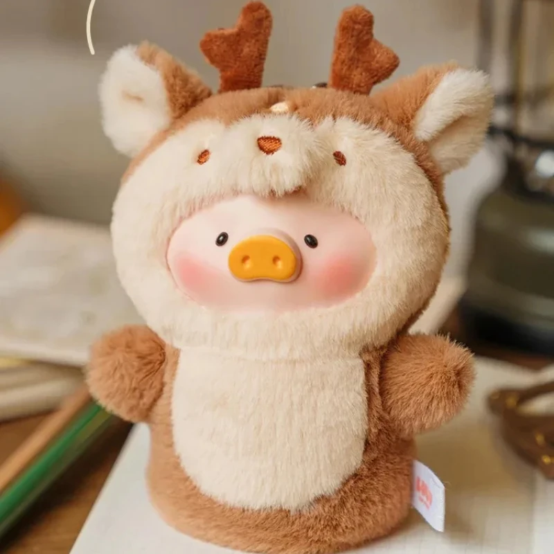 Фото Оригинальная серия Lulu The Piggy Cutest Butler: игрушка-сюрприз в коробке, фигурка животного, консервированная свинка, кавайная модель, подарок на день рождения/праздник №5