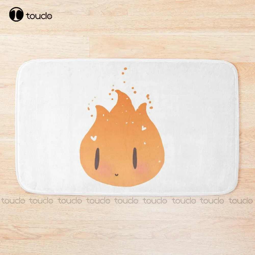 

Fire Love Bath Mat Cat Bathroom Rugs Mat