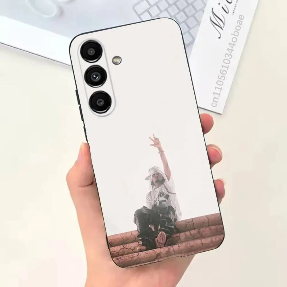 Фото Чехол для телефона P-Playboi C-Carti Music для Samsung S25,24,21,22,23,20,S30,Ultra,Plus,Fe,Lite,Note,5G, черный, мягкий №5