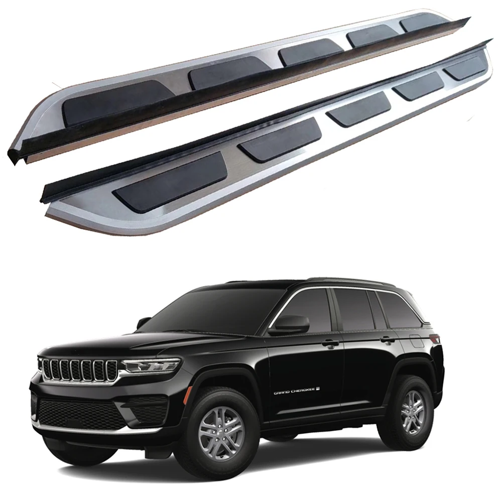 

Фиксированные подножки, боковая педаль Nerf, подходящая для Jeep Grand Cherokee L 2021-2023