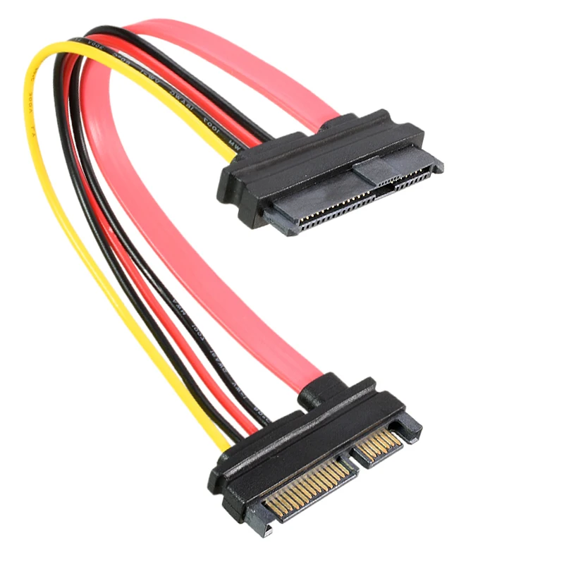 SAS/SATA SFF-8482 SAS 29 Pin к SATA 22Pin кабель расширения жесткого диска Raid с 15-контактным портом