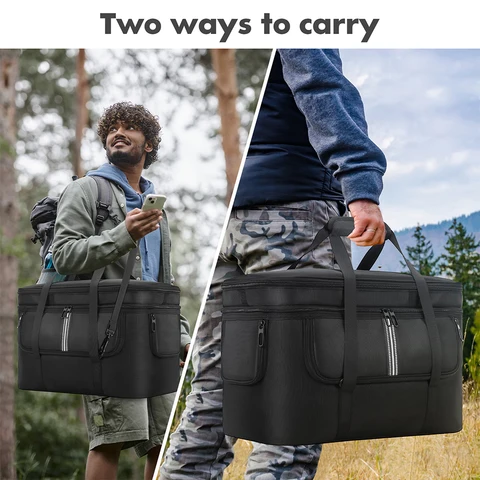 Дорожная сумка для портативной электростанции DJI Power 1000, сверхмощный водонепроницаемый чехол с защитой от падения и плечевым ремнем для управления кабелем