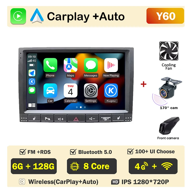 

Автомобильный радиоприемник Android Auto Stereo для Volkswagen VW Touareg 2002-2012 Мультимедиа 2din DVD GPS Навигационный монитор Видеоэкран WIFI