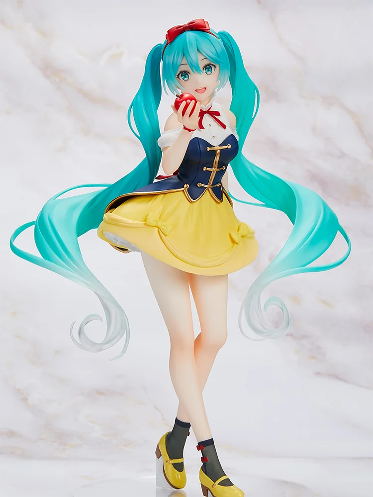 

Original Taito VOCALOID Wonderland Figure Hatsune Miku Snow White PVC Action Figure Model Doll Toys