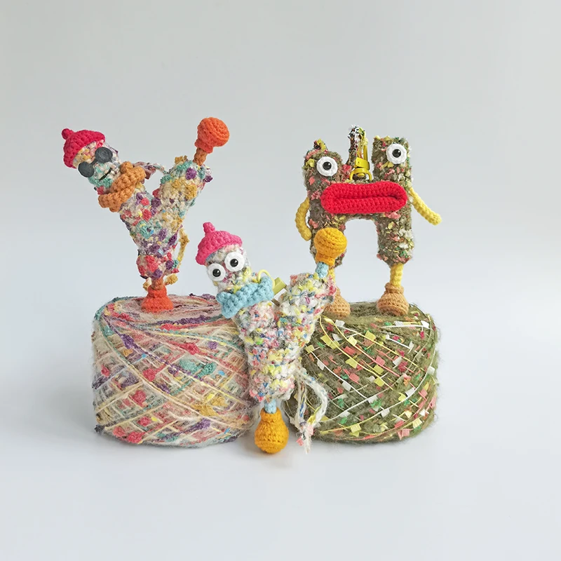 

Featured Hand Mixed Thread DIY Knitting Colorful Yarn Hand Ledger Line Crochet Braided Wire Crochet Yarns DIY Line Fancy Threads