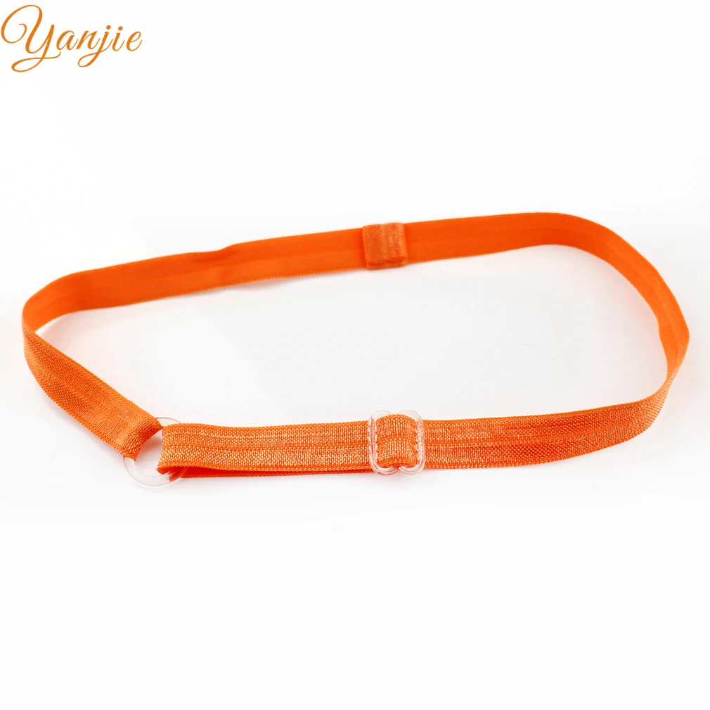 100 шт./лот 20 цветов 3/8 &quotFOE Solid Adjustable Infantile головная повязка для маленьких девочек