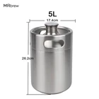 Мини-бочонка 5 л, портативный дозатор для пива из нержавеющей стали, инструменты для домашнего пивоварения для барадомапивавина