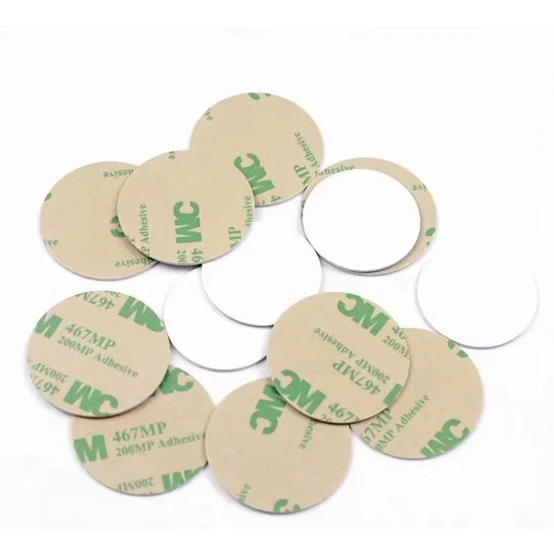 100 шт. 18 мм/20 мм/25 мм/30 мм 13 56 МГц RFID-карты IC наклейки монетные карты FM1108