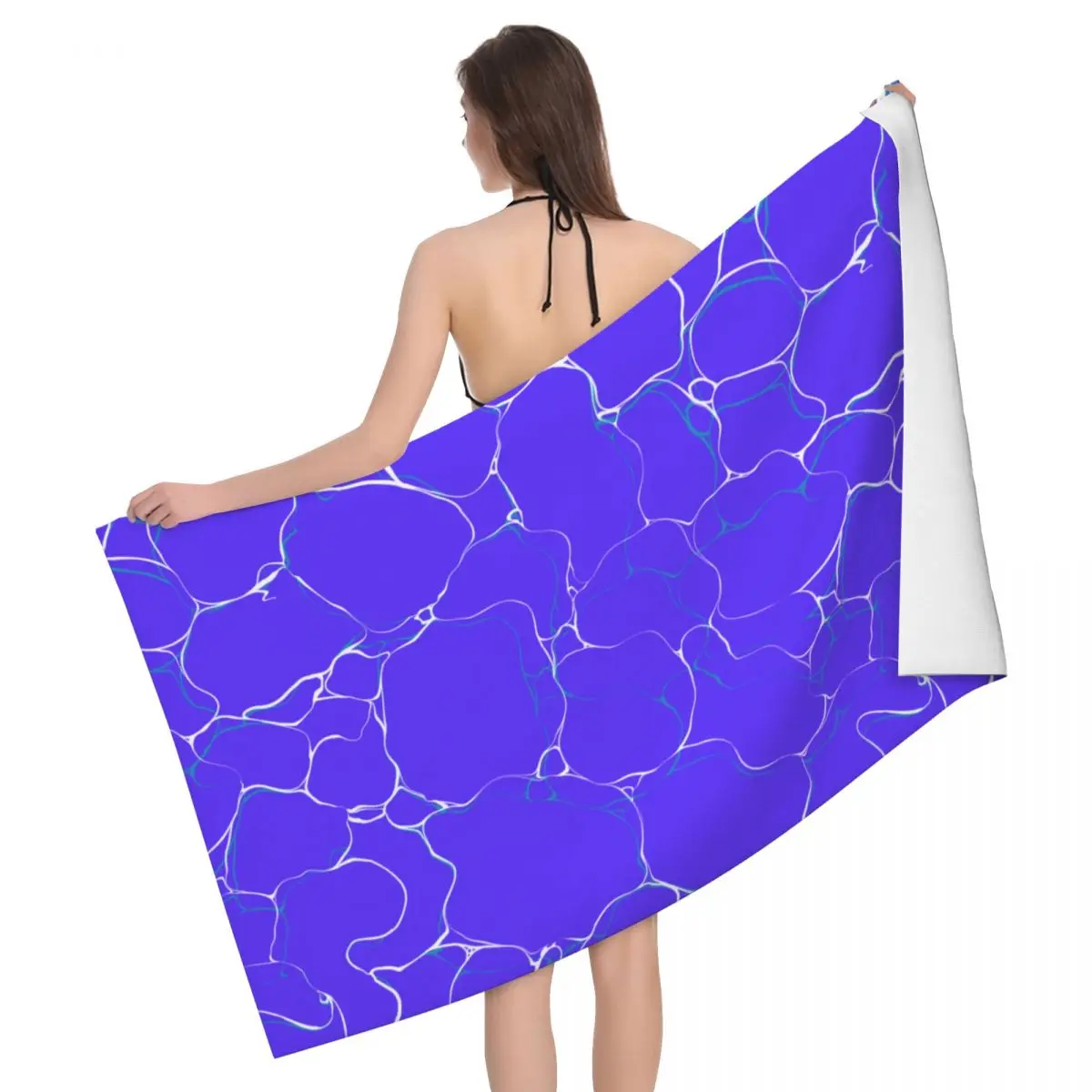 

Ripple Beach Towels Pool Towels Large Sand Free Microfiber Beach Towels, Quick Dry Lightweight Bath Swim Towels