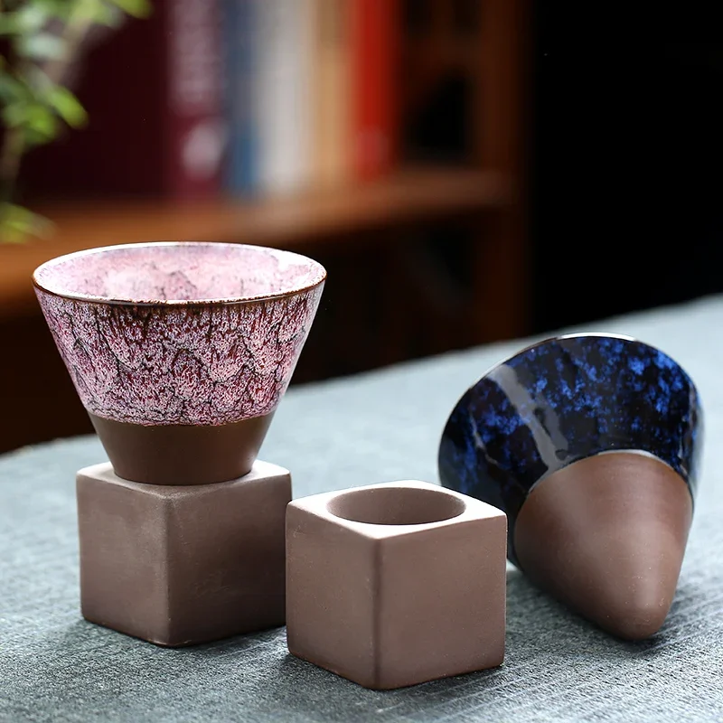 

Ceramic Stoneware Ceramic Coffee Upgraded 1pcs Water Cup Cup Creative Vintage Coffee Conical Cup Cup 200ml
