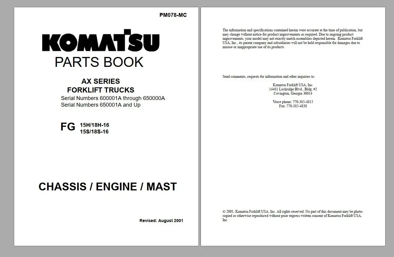 Фото Вилочный погрузчик SpecDiag Komatsu, 11,6 ГБ, обновленный в формате PDF, 2022, все модели магазинов, руководство по обслуживанию DVD №2
