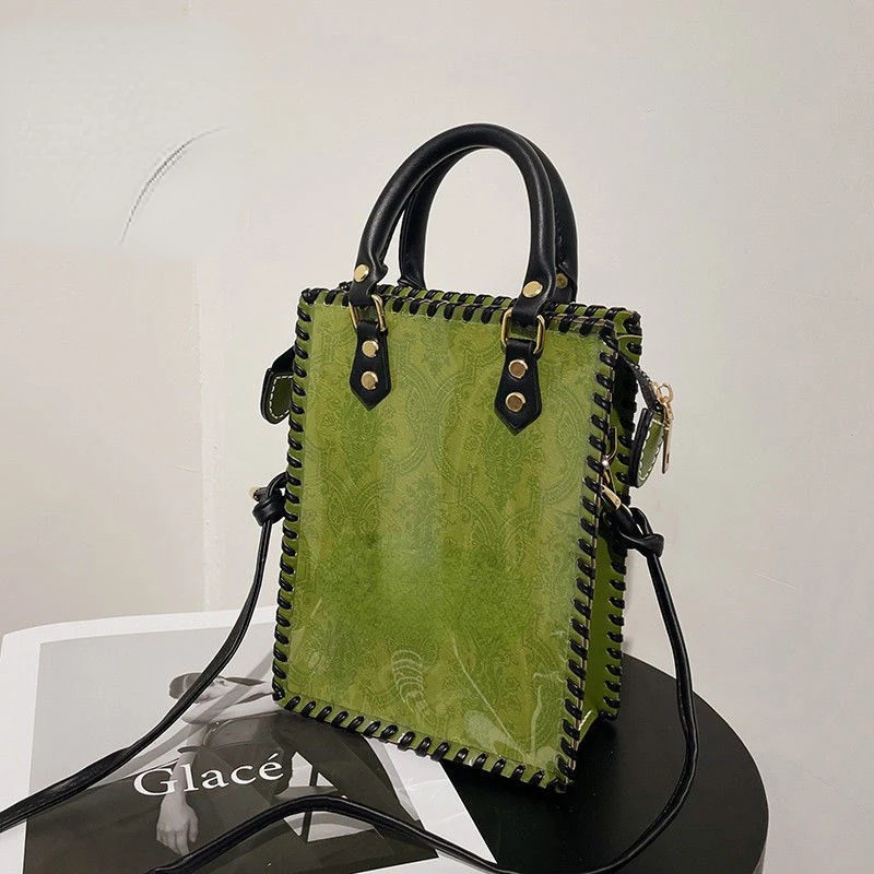 

New Diy Paper Bag Transformation Piano Messenger Bag Luxury Designer Handbags for Women Travel Square Shoulder Tote Bags Gift