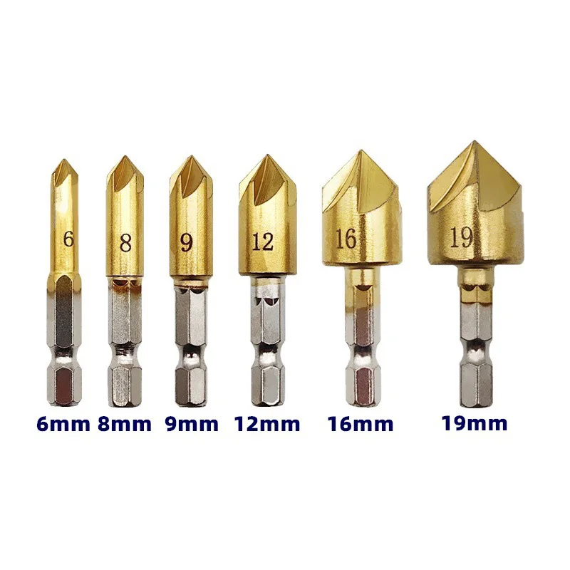 

Зенкер для дерева ZeXinChen 6/8/12/16/19 мм