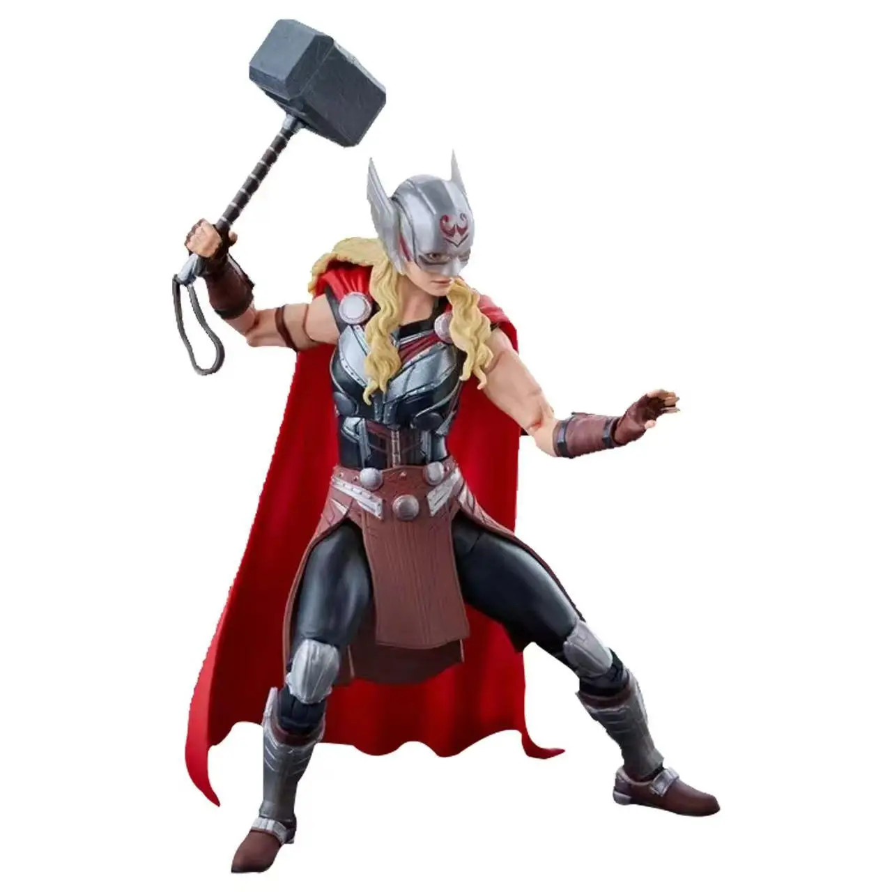 Фото Фигурка Marvel: Тор: Любовь и гром, Женщина-Тор, ML Marvel Legends, 6-дюймовая подвижная фигурка-модель №1