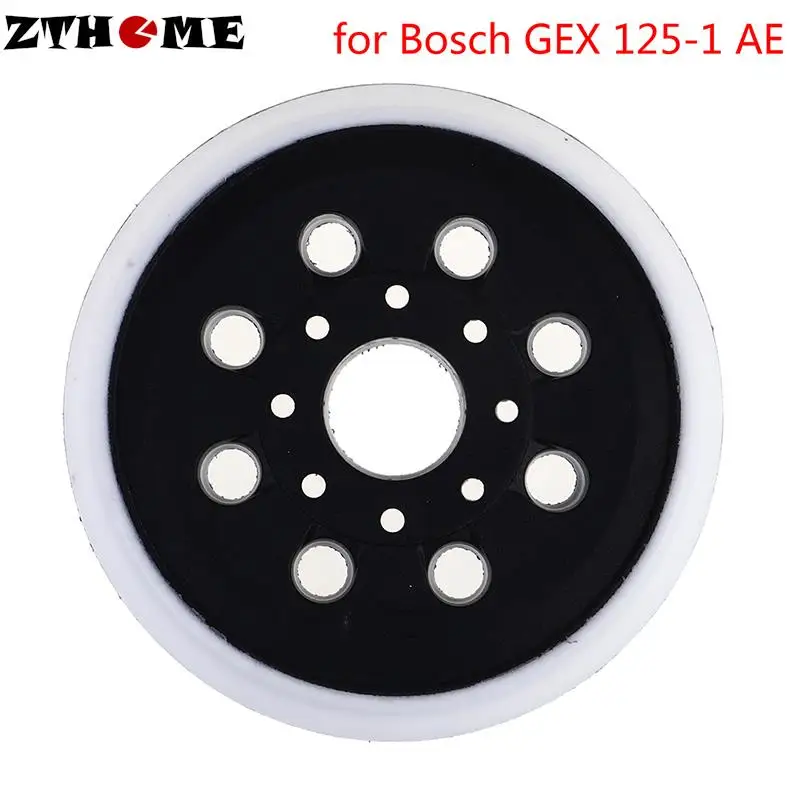 

8 holes Sander Abrasive Disc For Bosch GEX 125-1 AE , PEX 220 A, PEX 220 AE Hook And Loop Backing Pad 5 Inch 125mm Sanding Pad