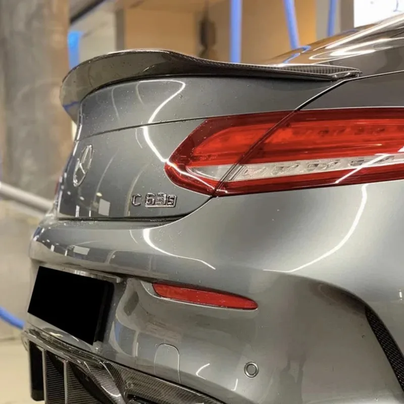 Для Mercedes W205 ABS задний бампер хвостовой спойлер для BENZ C Class W205/A205/C205 2-дверный