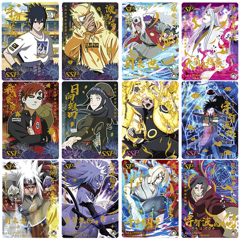 Карта Наруто Узумаки SSP должна win карта героя из аниме горячее тиснение флэш-карта