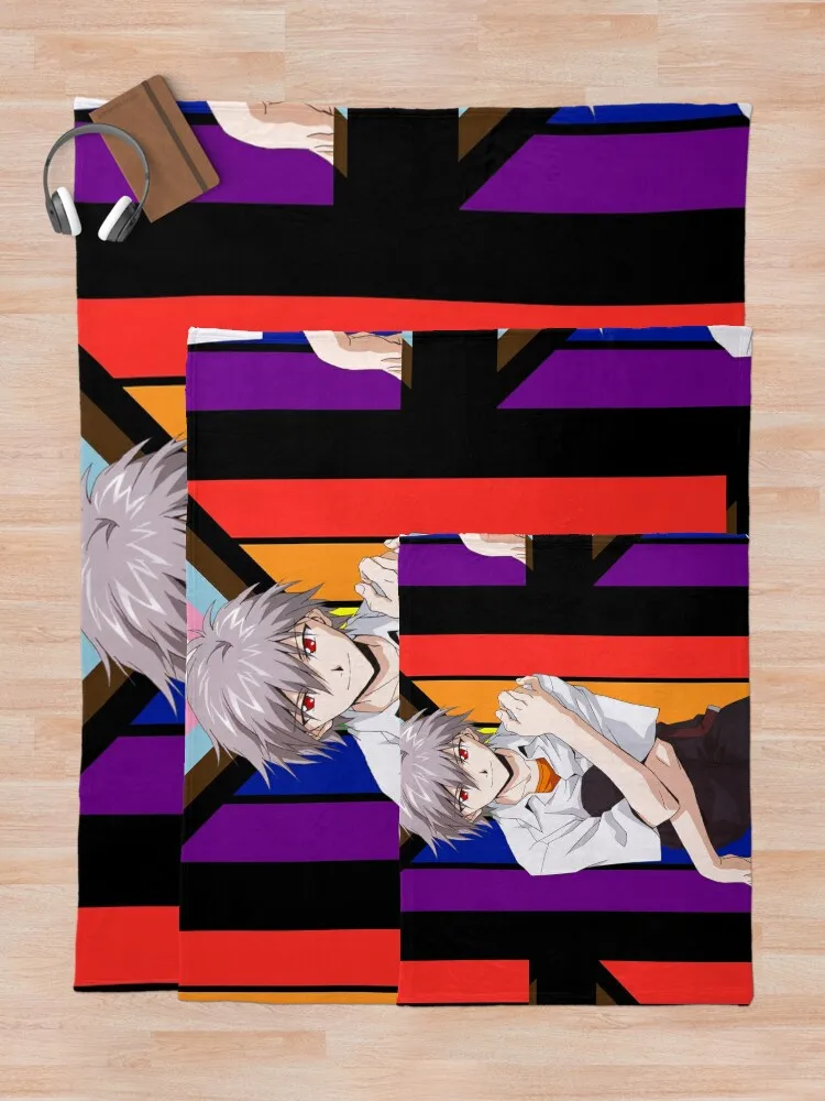 Одеяло Kaworu Nagisa Pride Flag Design Свободные одеяла и