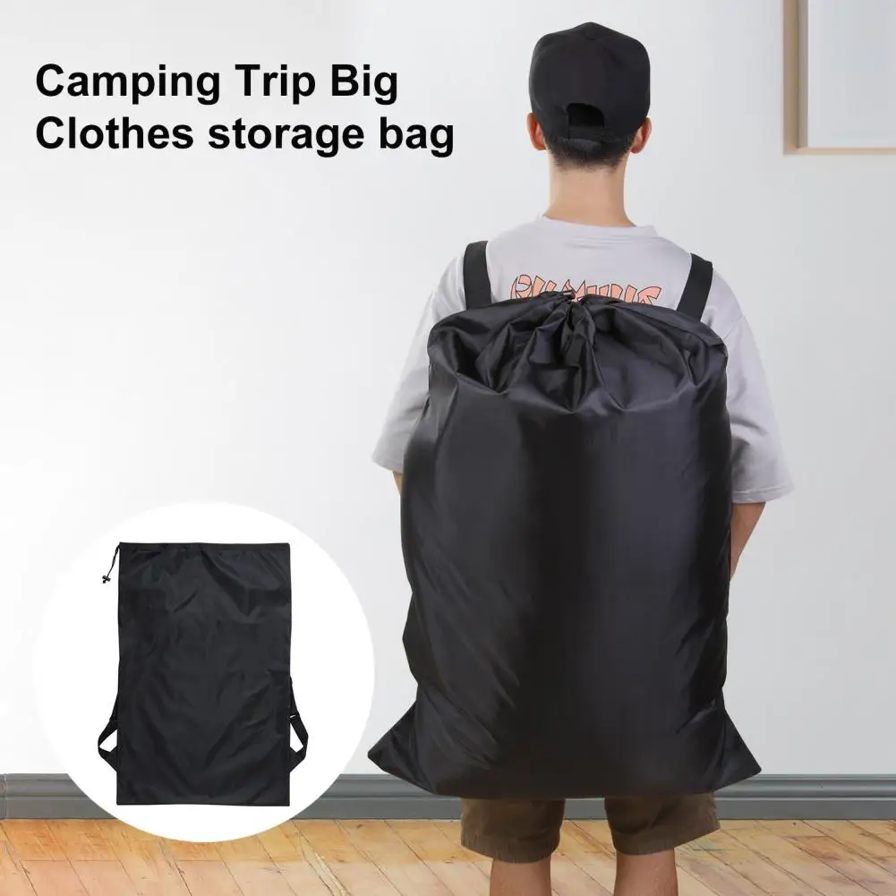 

Functional Backpack Bag Wear-resistant Laundry Bag Multi-Purpose Sturdy Travel Laundry Bag Organizer