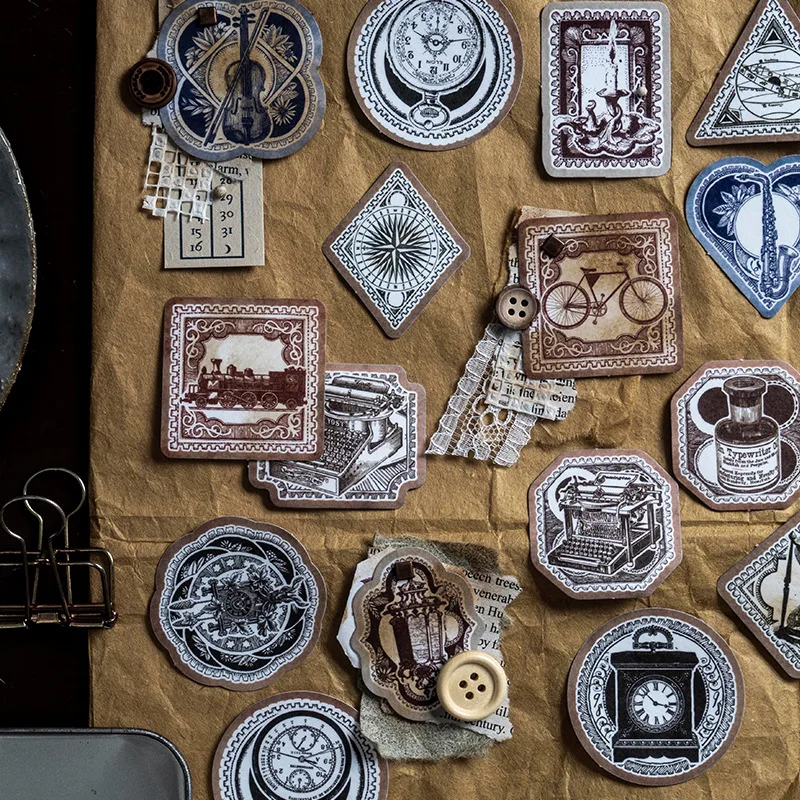 Милый альбом для стикеров 45 шт. антикварная этикетка товары скрапбукинга дневник