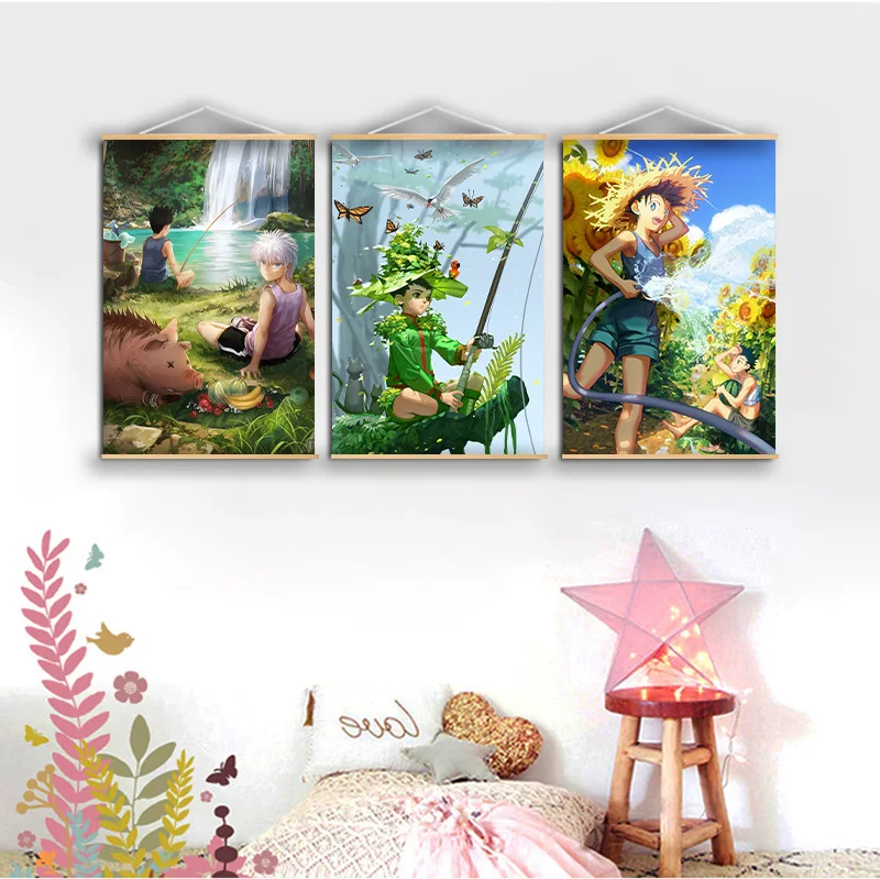 Настенный постер HUNTER x Gon Freecss Killua Zoldyck Аниме Манга HD