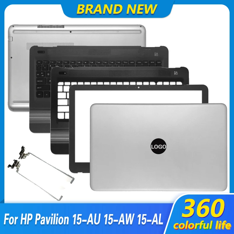 

New For HP Pavilion 15-AU 15-AW 15-AL TPN-Q172 Q175 Laptop Housing LCD Back Cover/Front Bezel/Hinges/Palmrest/Bottom Case Cover