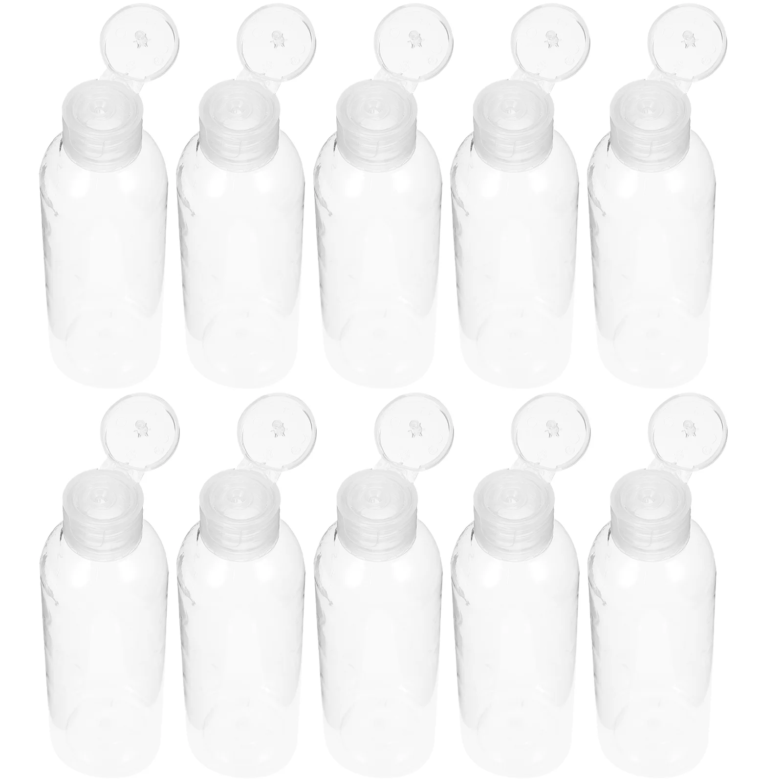 

10 Pcs Squeeze Bottle Plastic Travel Bottles Toiletries Conditioner Containers Shampoo Toiletry
