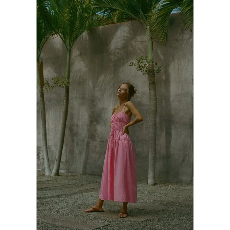 Женский летний яркий однотонный топ Allukasa с квадратным вырезом без рукавов в