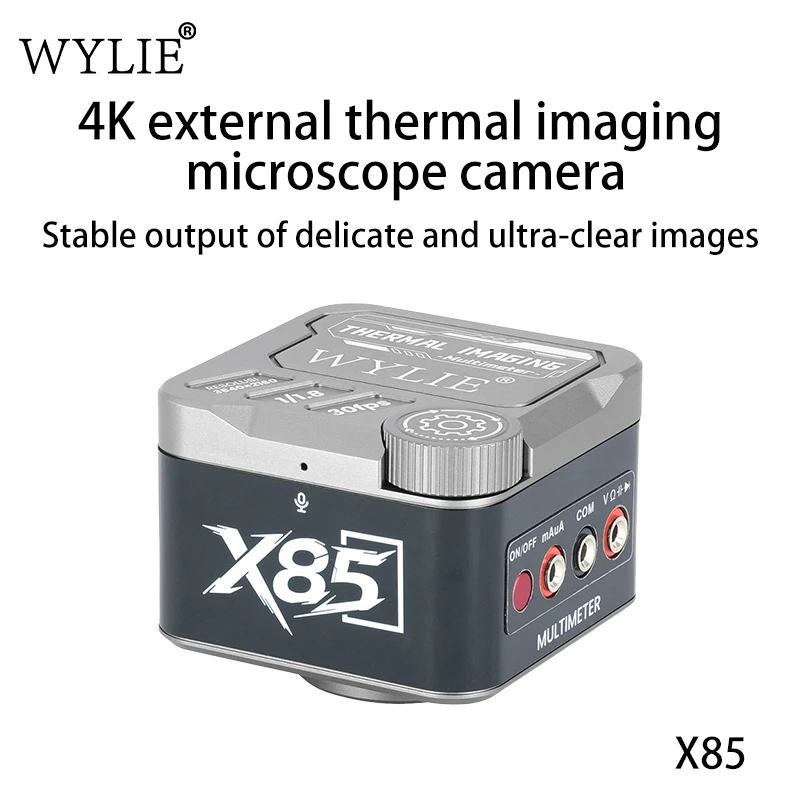 Фото Термокамера-микроскоп WYLIE X85 4K HD с мультиметром и двойным экраном для профессионального ремонта печатных плат №3