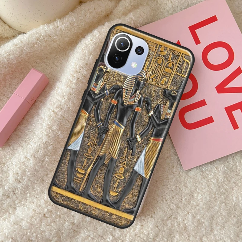 Чехол с изображением бога египта Хоруса и Анубиса для POCO F3 F1 M3 M4 X3 Pro GT X4 чехол