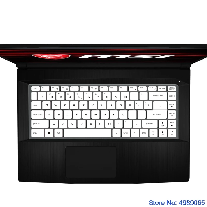 Силиконовый чехол для клавиатуры MSI GF63 PS42 PS63 P65 GS65 8RD 8RE 8RB 8RCX 8RE-014CN 15 6-дюймовый